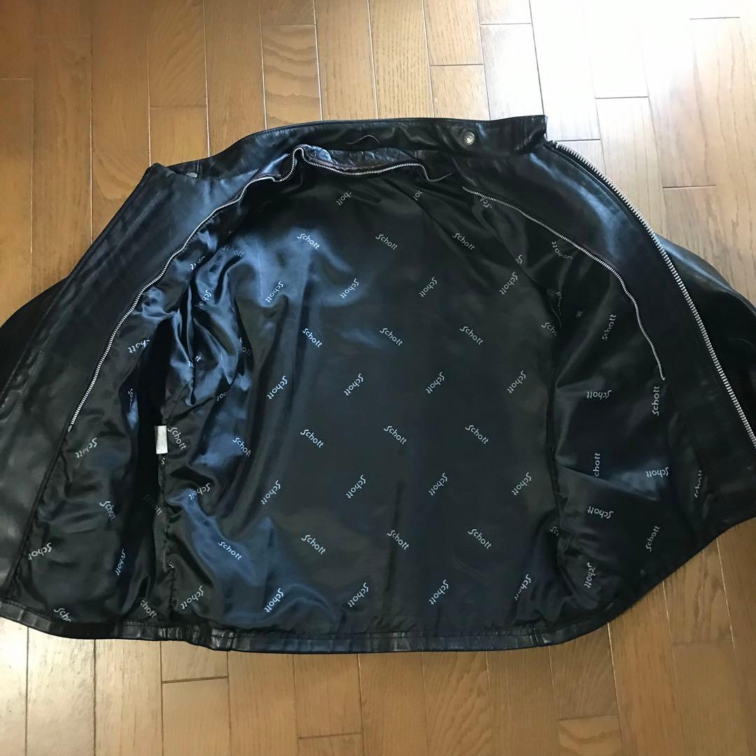 Schott 641 シングルライダース レザージャケット 44サイズ