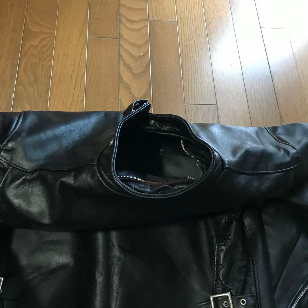 Schott 641 シングルライダース レザージャケット 44サイズ
