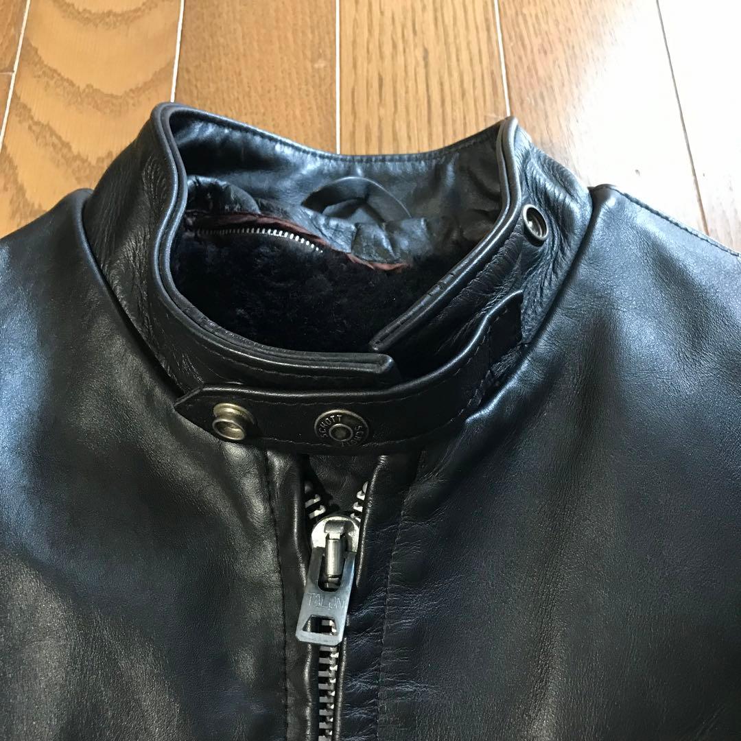 Schott 641 シングルライダース レザージャケット 44サイズ