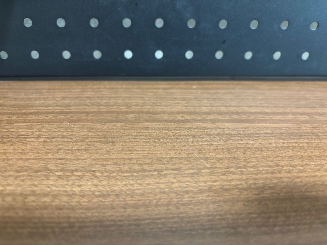 【送料無料】ニトリ　システムデスク (ZK002 110 MBR)＋デスクパネル