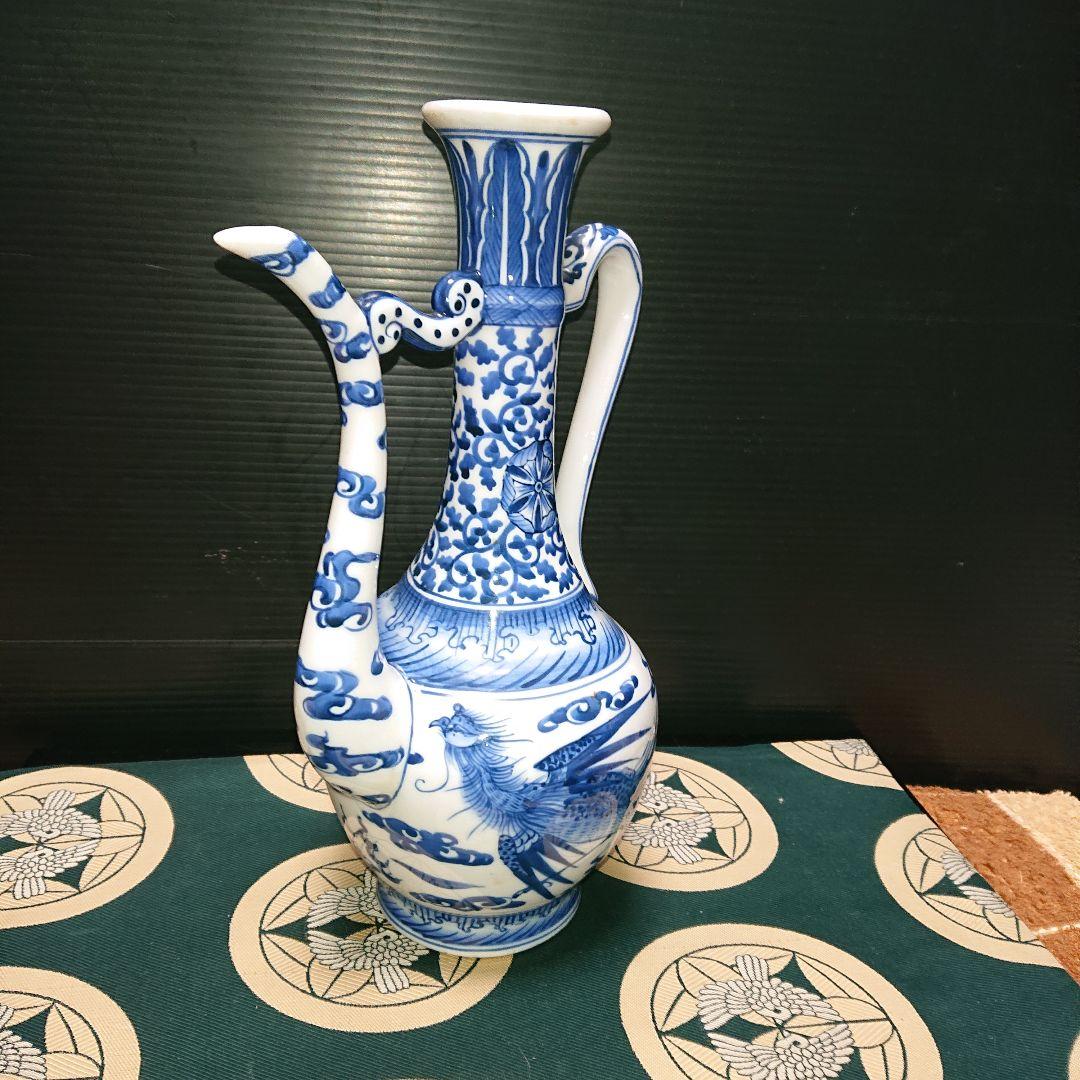 染付、大清乾隆年製、アンティーク