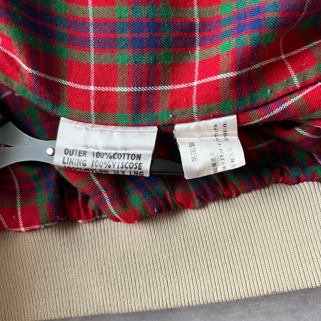 【ハリントンジャケット、人気カラー】バラクータ古着ジャケットイングランド製42.