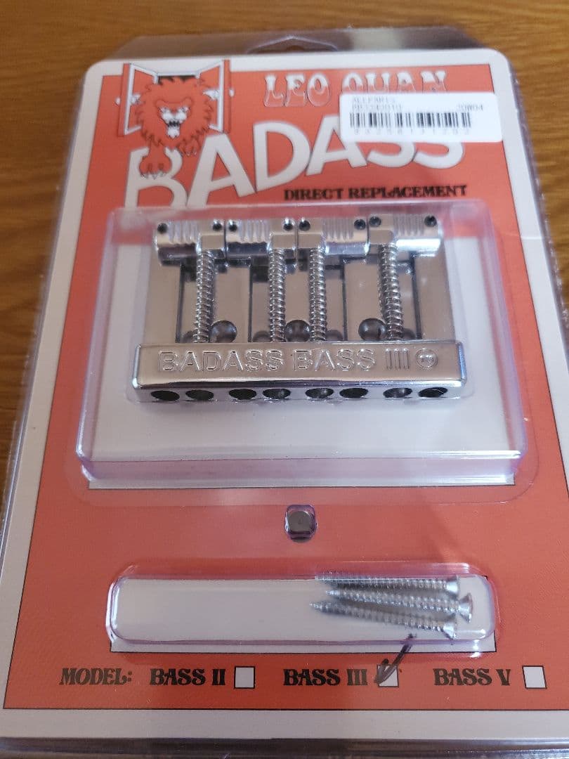 ベース ALLPARTS Badass III Bass Bridge Chrome