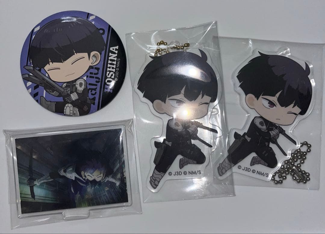 怪獣8号 保科宗四郎 缶バッジ アクリルブロック アートコースター 色紙