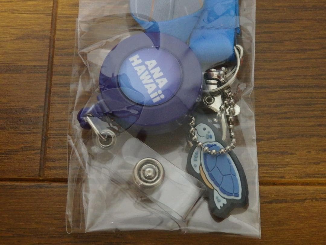 ANA A380 エアバス 初号機 リール付きネックストラップ IDケース