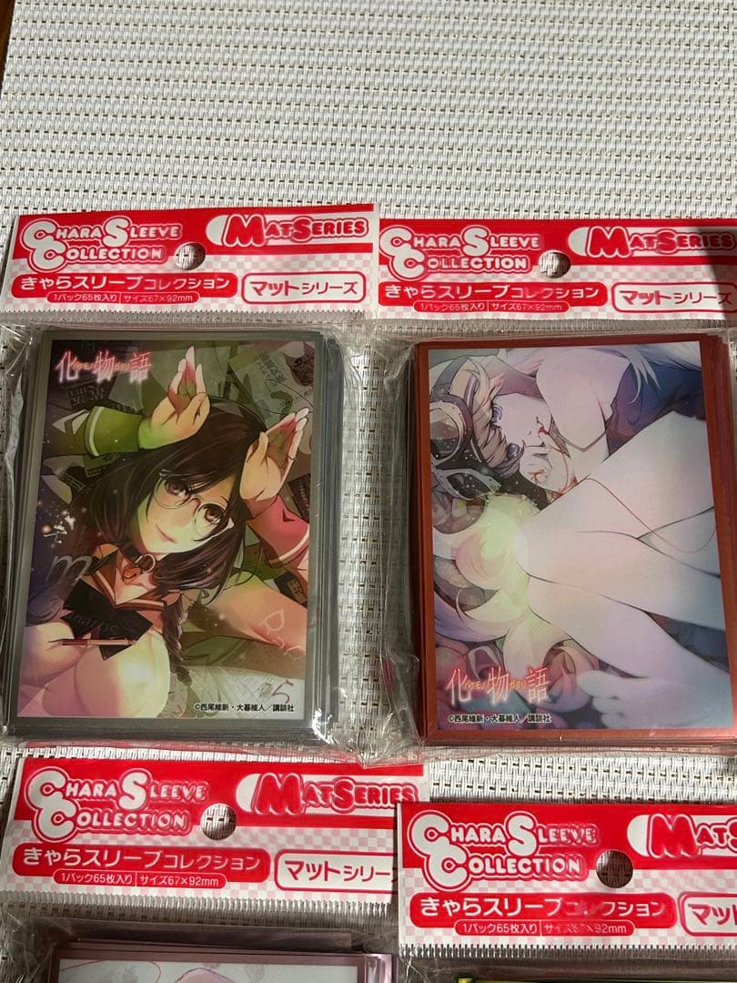 きゃらスリーブコレクション　マットシリーズ　化物語　6種セット
