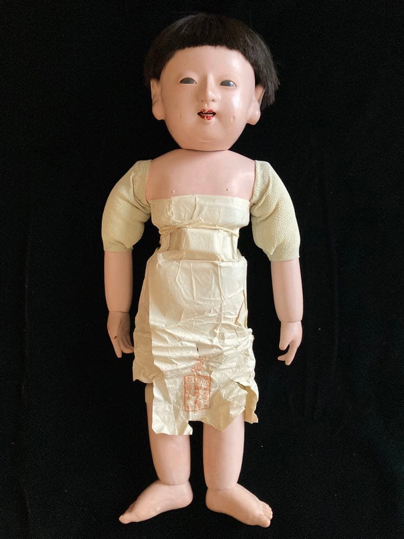 市松人形　抱き人形　明治　丸平　大極上　54㎝　日本人形
