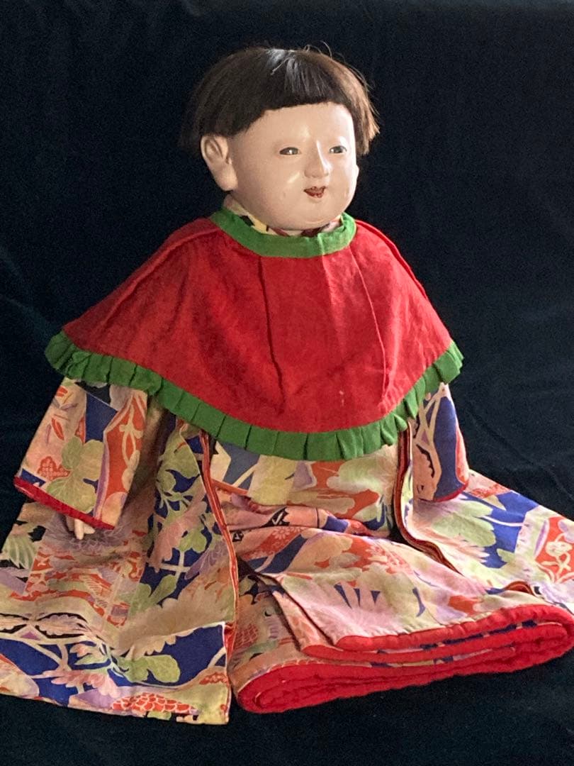 市松人形　抱き人形　明治　丸平　大極上　54㎝　日本人形