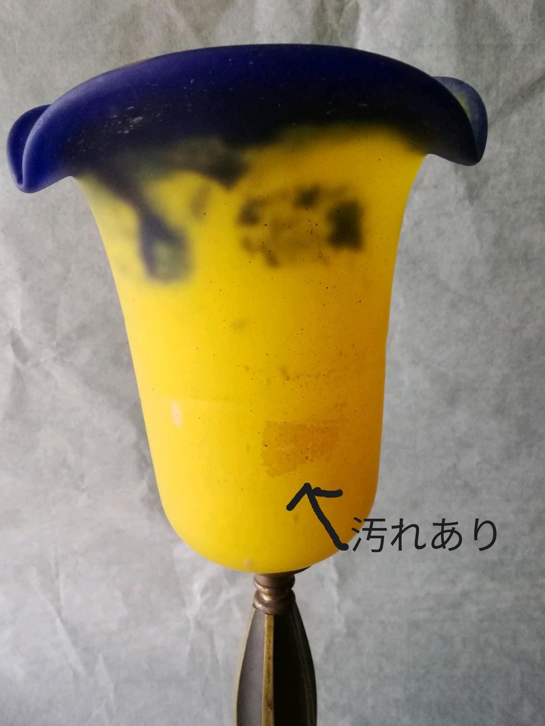 逸品アンドレ·ドラット　ヴィトリフィカシオン　彩色ブロンズ　ライト　アンティーク