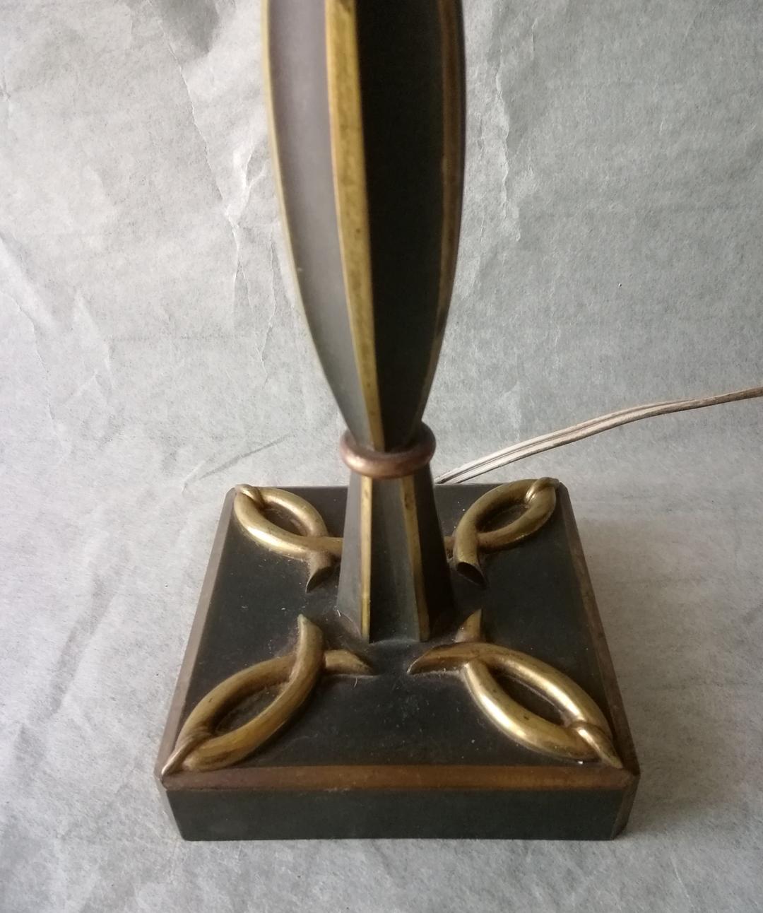 逸品アンドレ·ドラット　ヴィトリフィカシオン　彩色ブロンズ　ライト　アンティーク