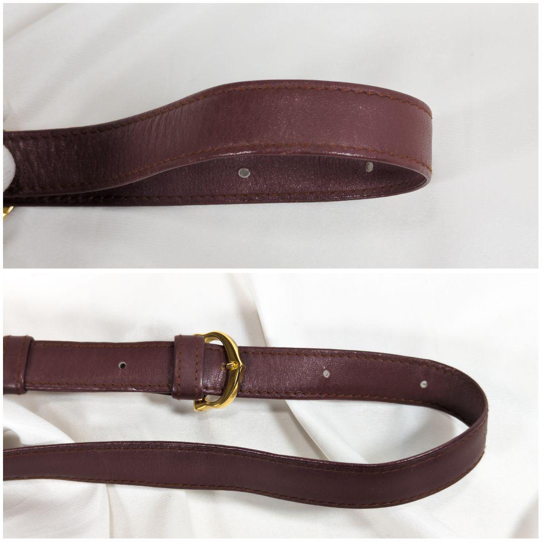 【美品】 カルティエ マストライン メッセンジャーバッグ ２層タイプ 保存袋付き