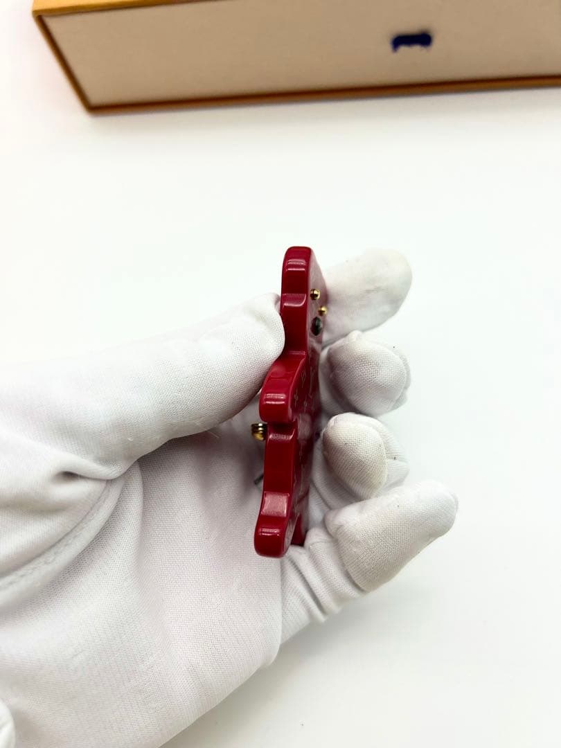 極美品　ルイヴィトン　くま　ベア　ブローチ　モノグラム