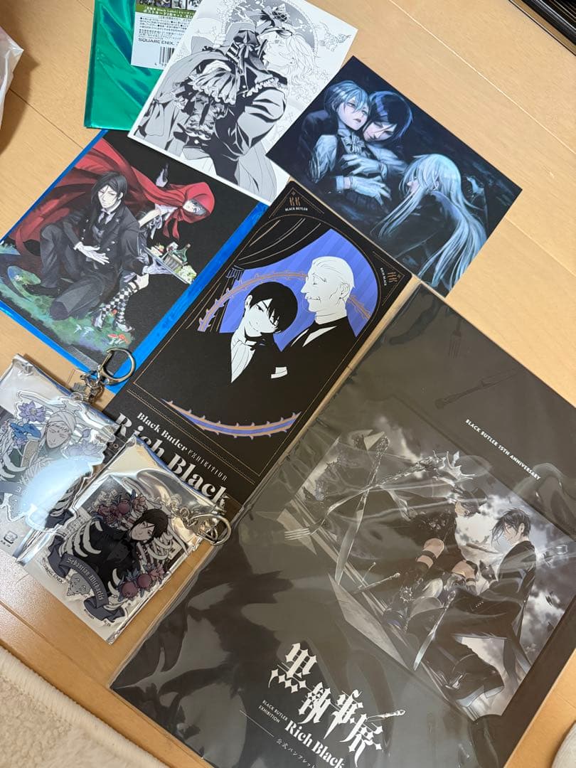 黒執事展 パンフレット アクリルキーホルダー ポストカード