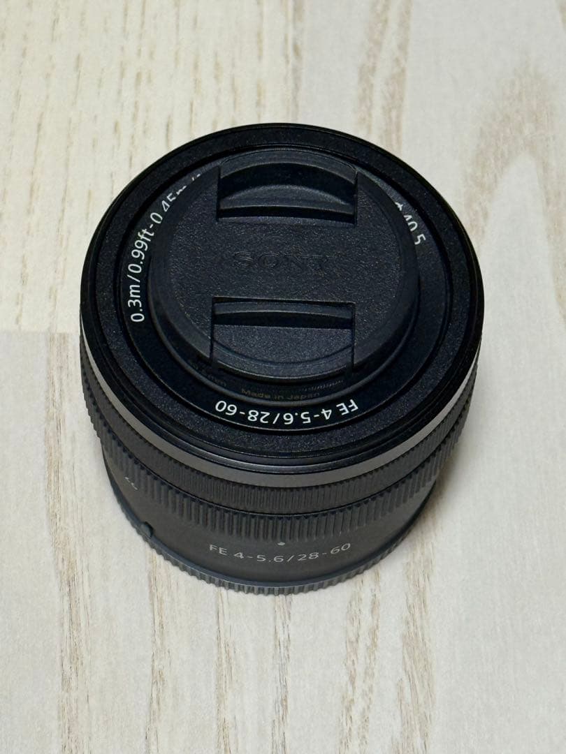 SONY FE 4-5.6/28-60 ズームレンズ+ レンズプロテクター