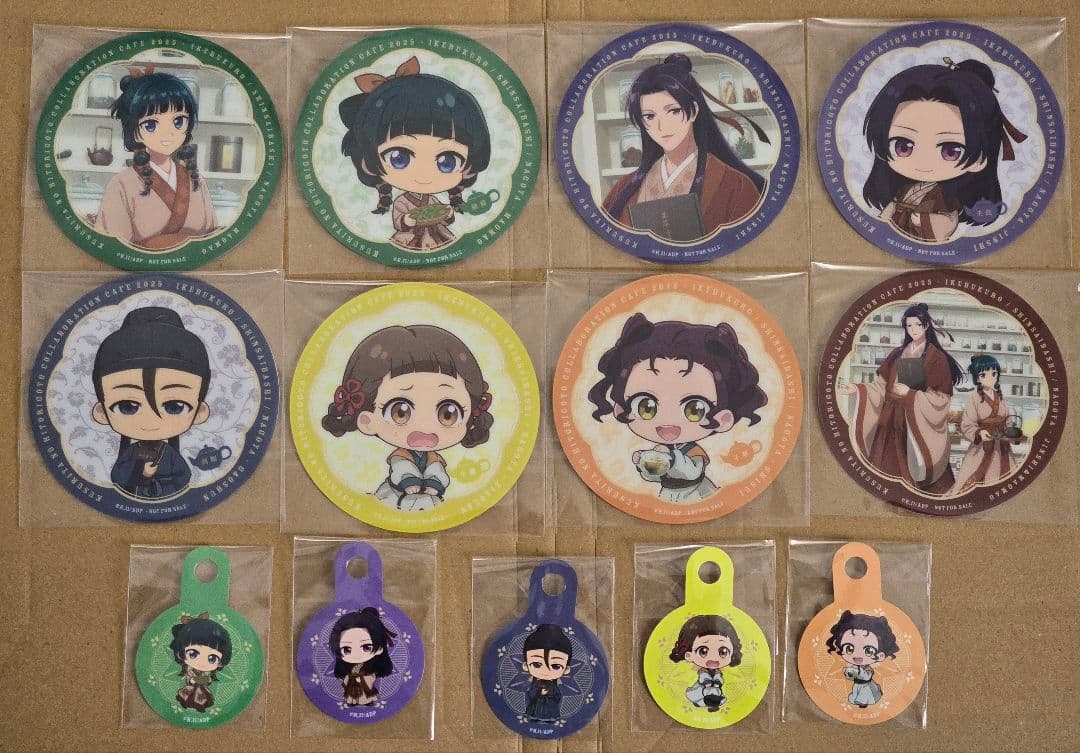 薬屋のひとりごと コラボカフェ コースター&ストロータグ