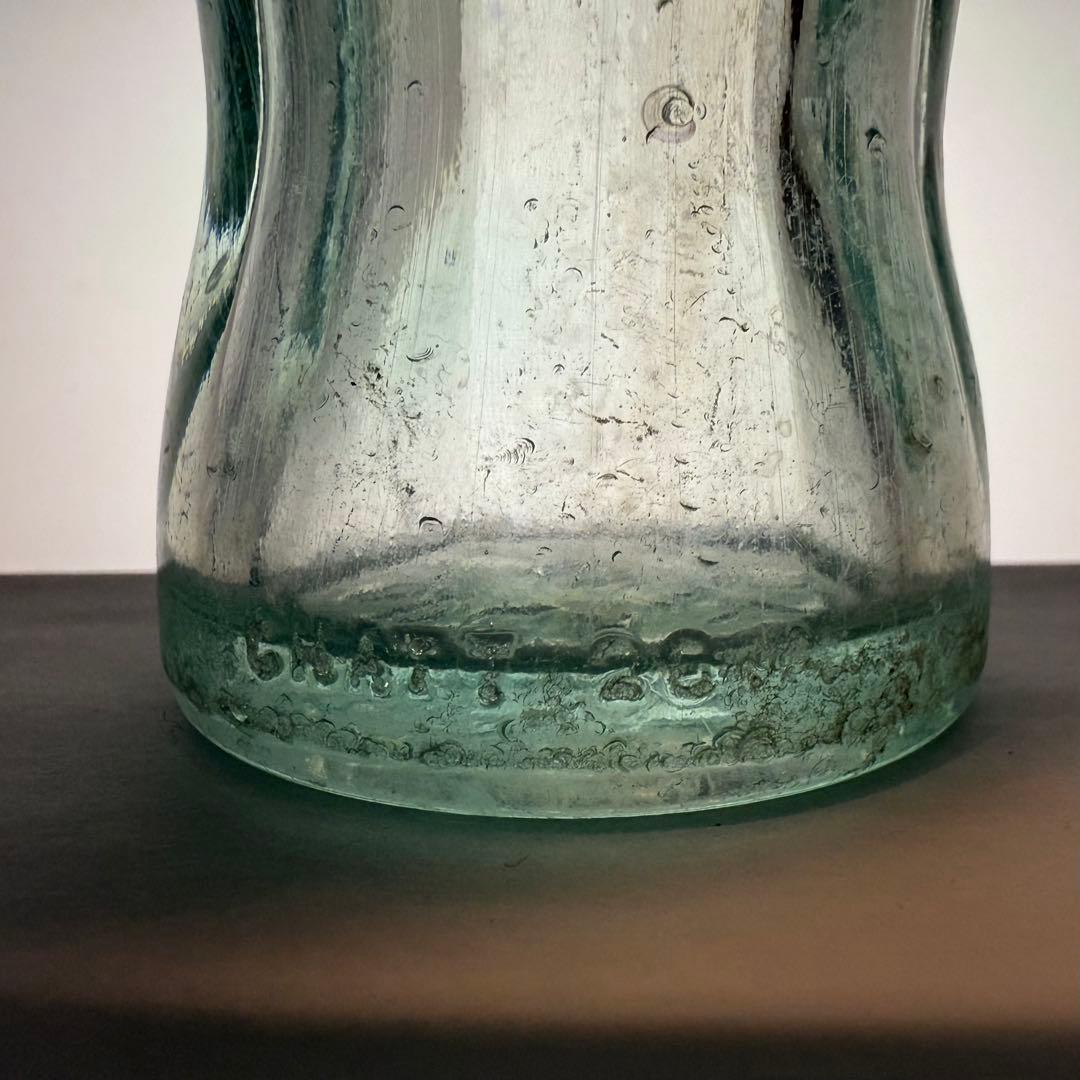 C2 1920年代　コカコーラ コンツァーボトル ライトグリーン 瓶