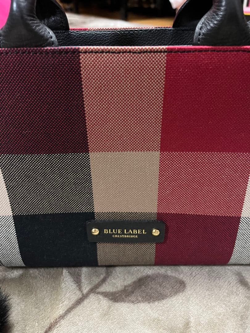 ブルーレーベルクレストブリッジショルダーバッグ