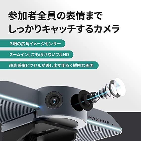 会議室 ウェブカメラ 180度 広角 1200万画素