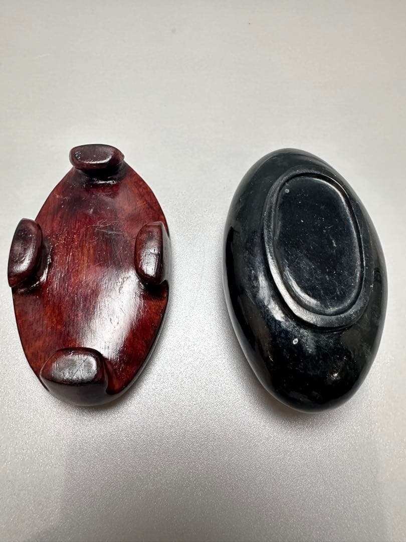 中国 碧玉 刻 筆洗 文房四宝