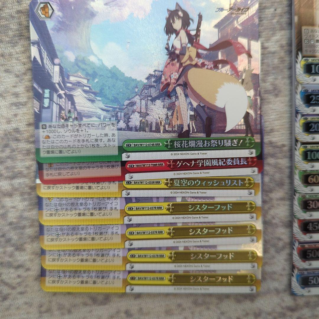 ヴァイスシュヴァルツ　ブルーアーカイブ　引退品