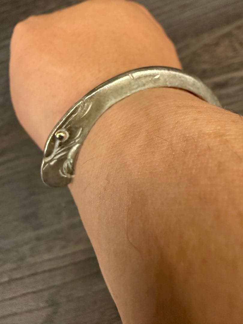 ⭐︎goro’s ゴローズ OLD 金メタル付き金目イーグルブレス 顔バングル⭐︎