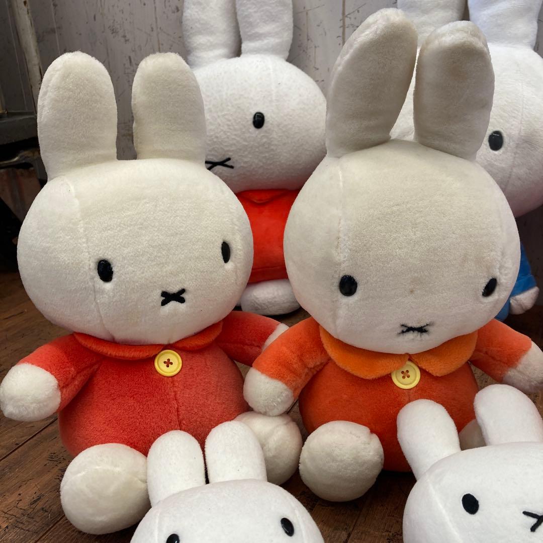 セキグチ レトロ ミッフィー ウサギ ラビット ぬいぐるみ 10体セット 人形