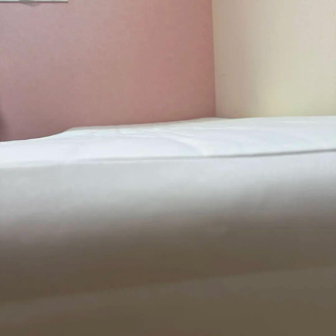 無印良品　脚付きマットレス ボンネル　シングル ホワイト①