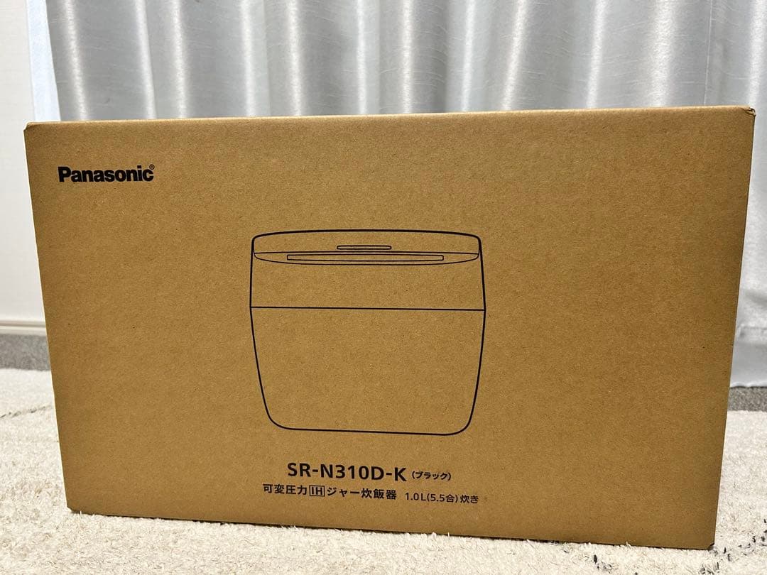 みく　Panasonic SR-N310D-K 炊飯器 1.0L ブラック