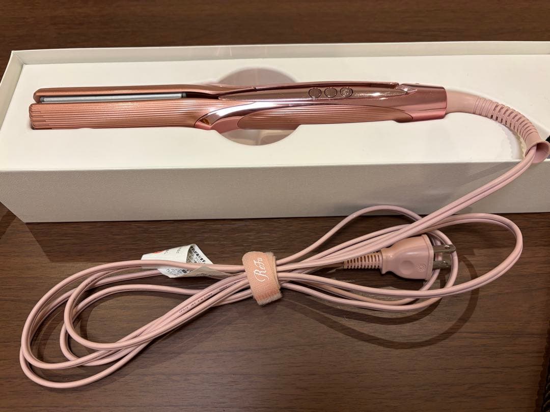【正規品 ギャランティカード 箱あり】リファストレートアイロン プロ　ピンク