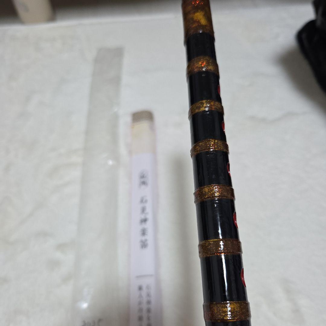 石見神楽を奏でる篠笛　父の手作り
