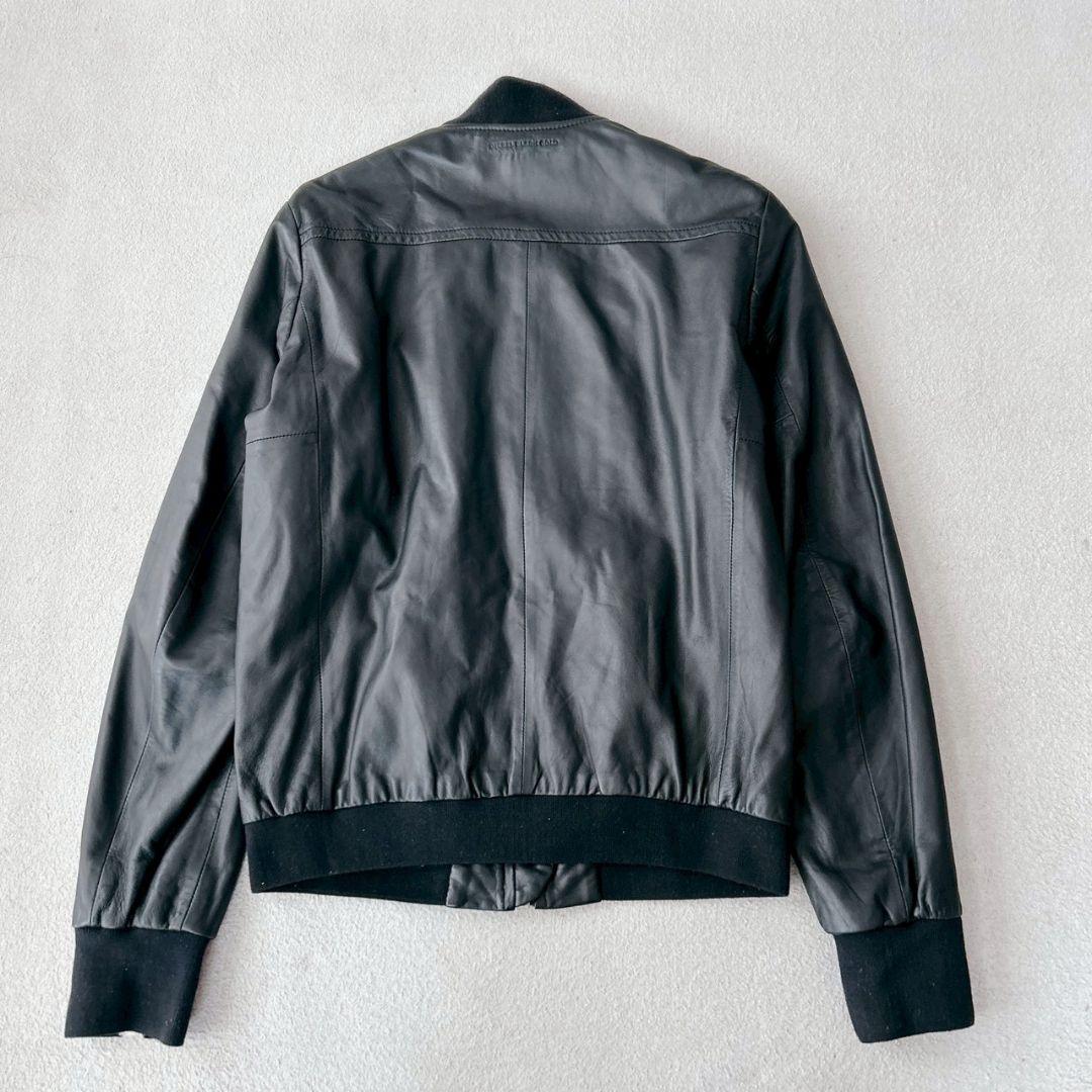 DIESEL BLACK GOLD 44 レザートラックジャケット ライダース