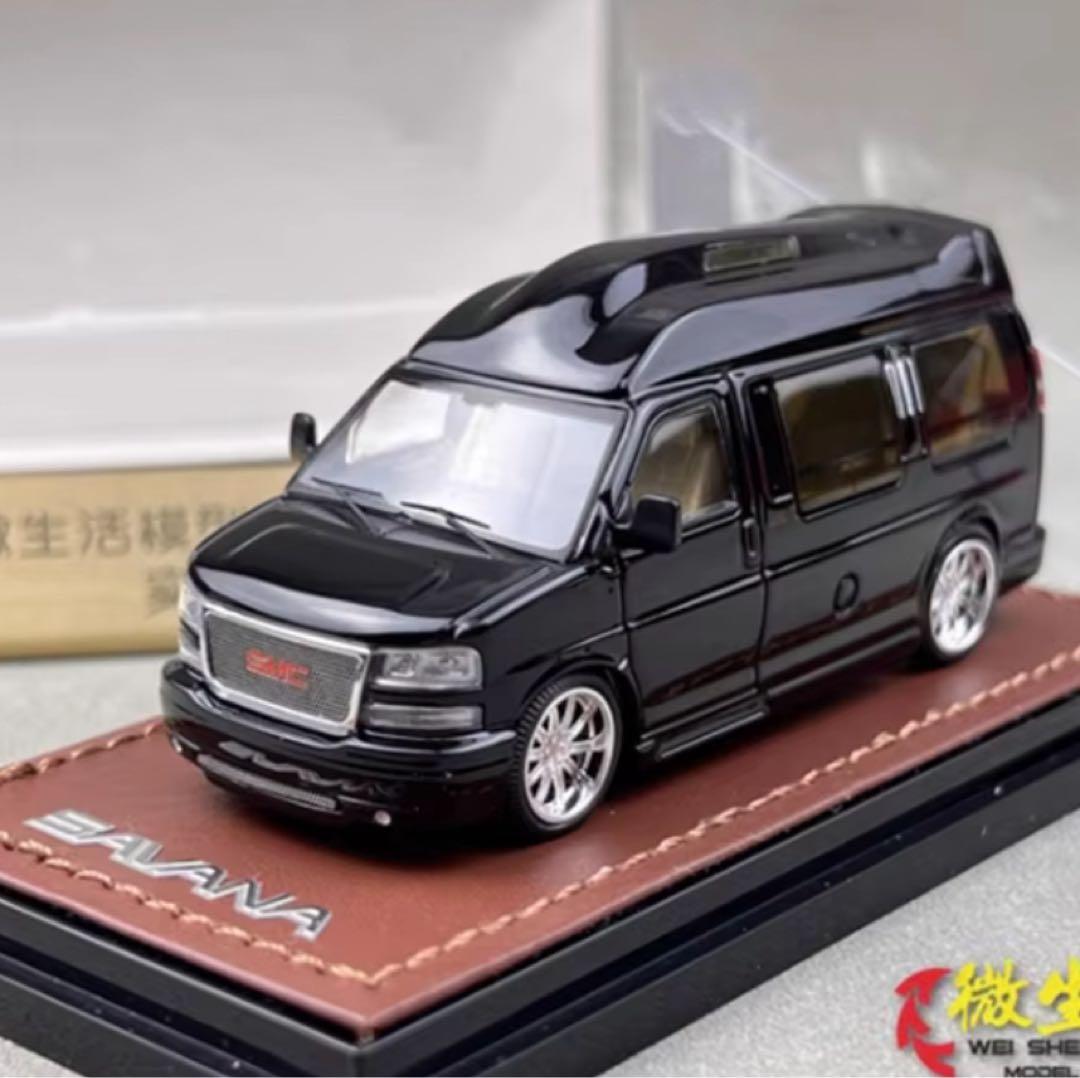 GOC 1/64 GMC SAVANA サバナ サバンナ 黒 ブラック アメ車
