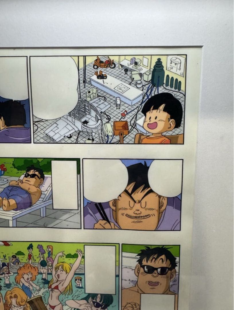 ドクタースランプ　アラレちゃん　Vジャンプ　鳥山明　セル画　原画　ドラゴンボール