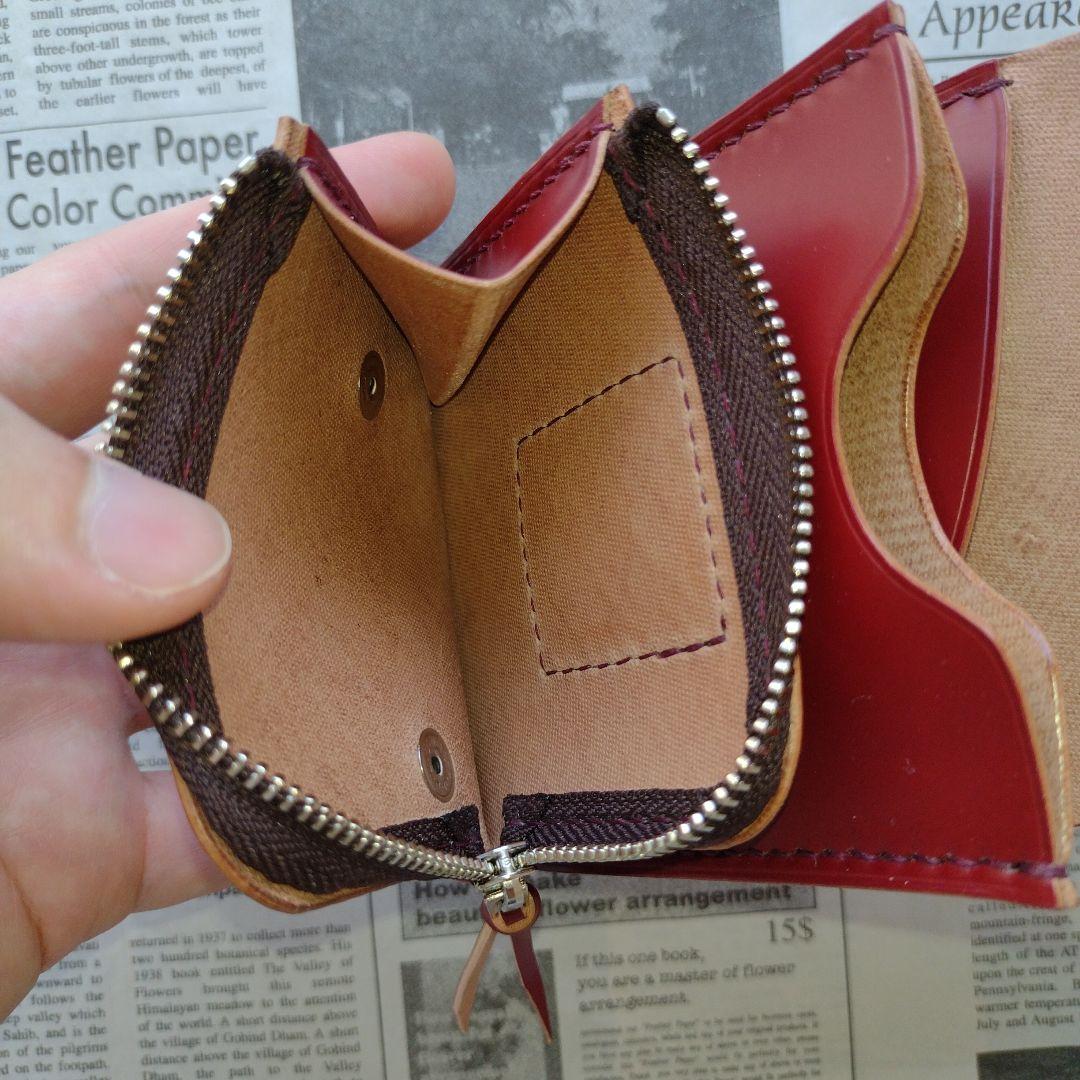 やや訳あり　総コードバン　ショートトラッカー　ウォレット