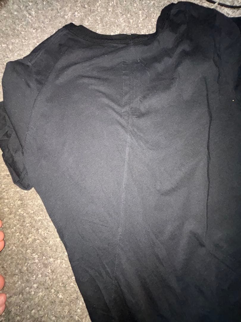 Rick Owens コットン ハーフスリーブカットソー