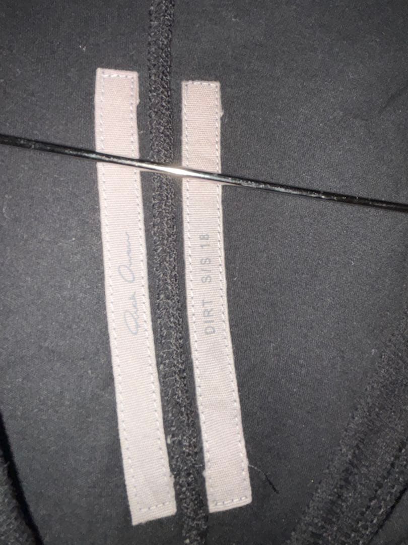 Rick Owens コットン ハーフスリーブカットソー