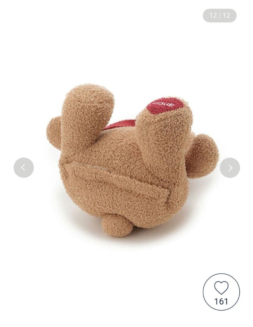 ジェラートピ 新品未使用タグ付き 完売品 新作くまちゃんティッシュカバー