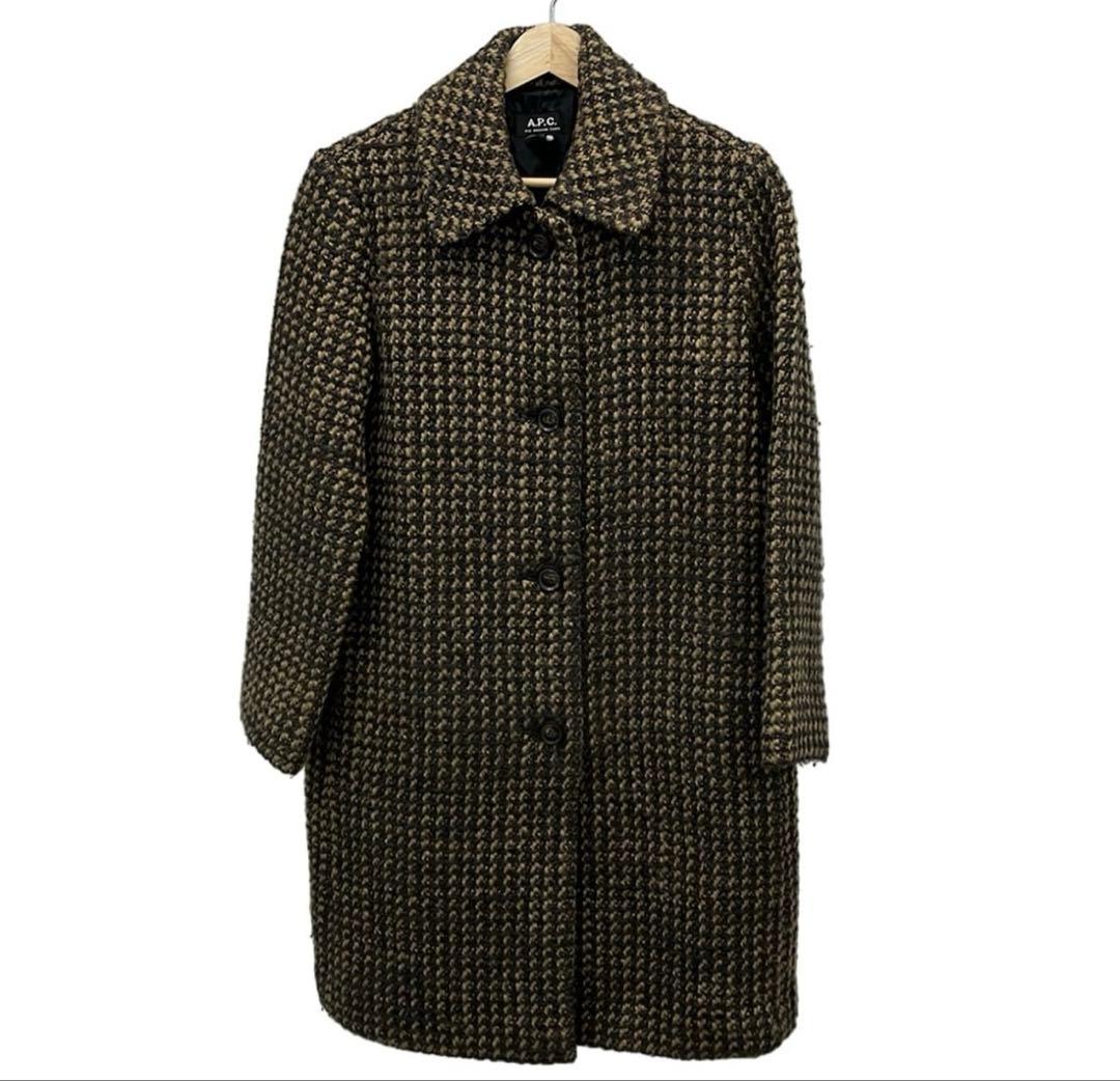【美品】A.P.C. ツイードコート　36（衣装袋付き）