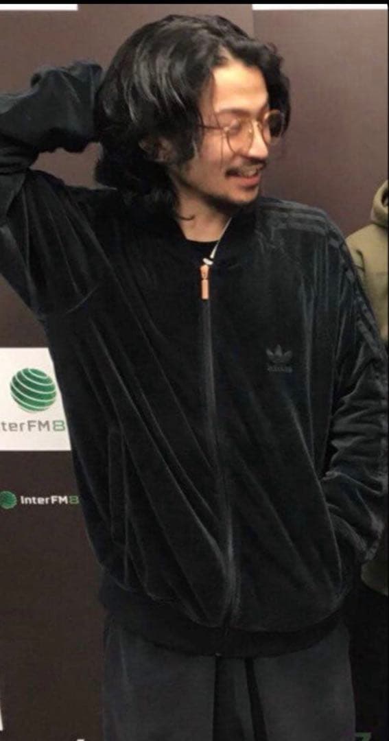 00s adidas ベロア トラックジャケット 常田大希着用 トレフォイルロゴ