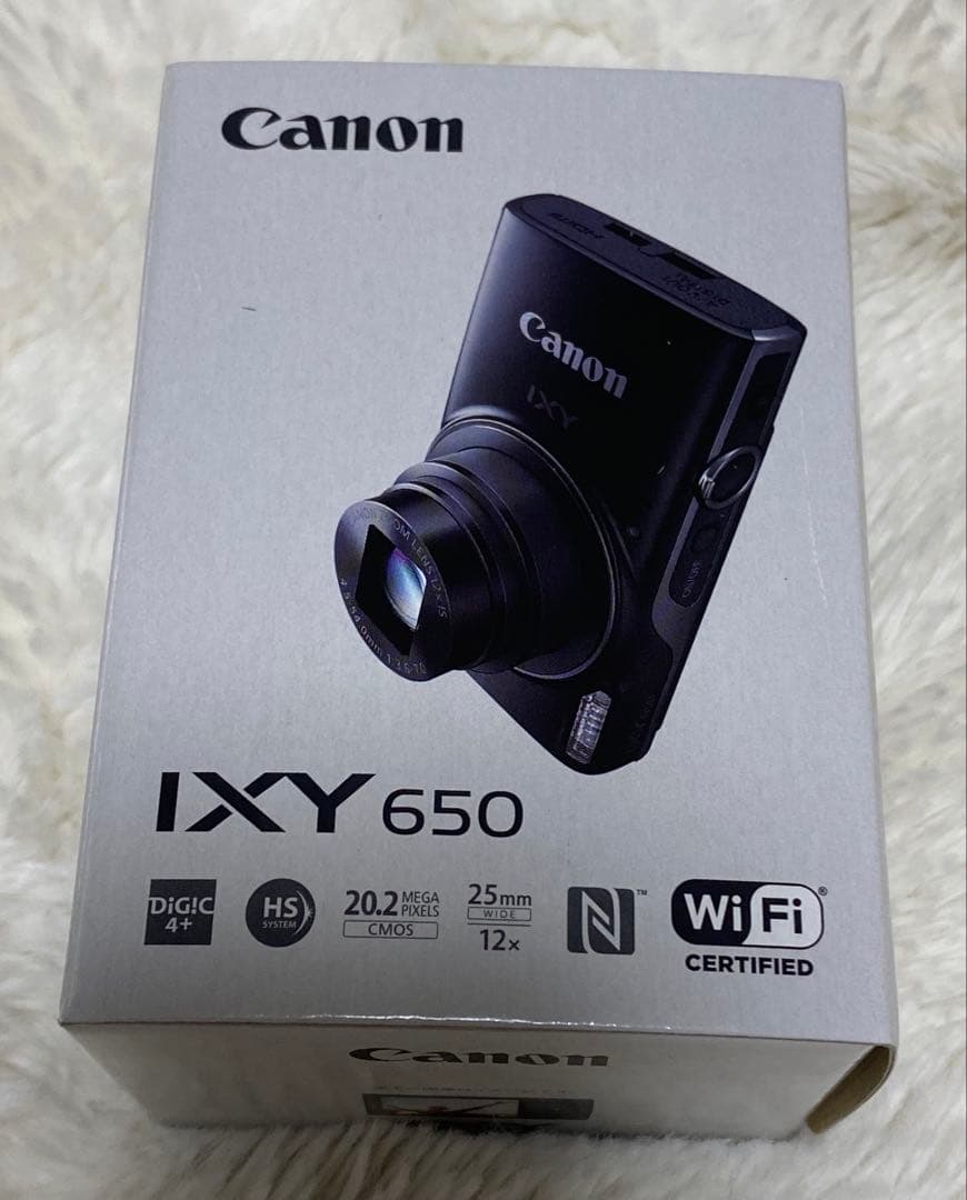 新品未使用品　キャノン Canon IXY650 シルバー　店舗印なし
