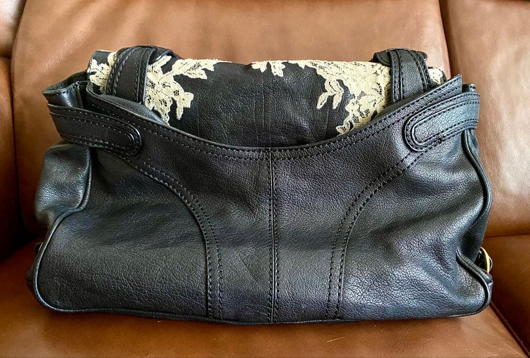 VALENTINO ヴァレンティノ ガラヴァーニ レース ハンドバッグ トート