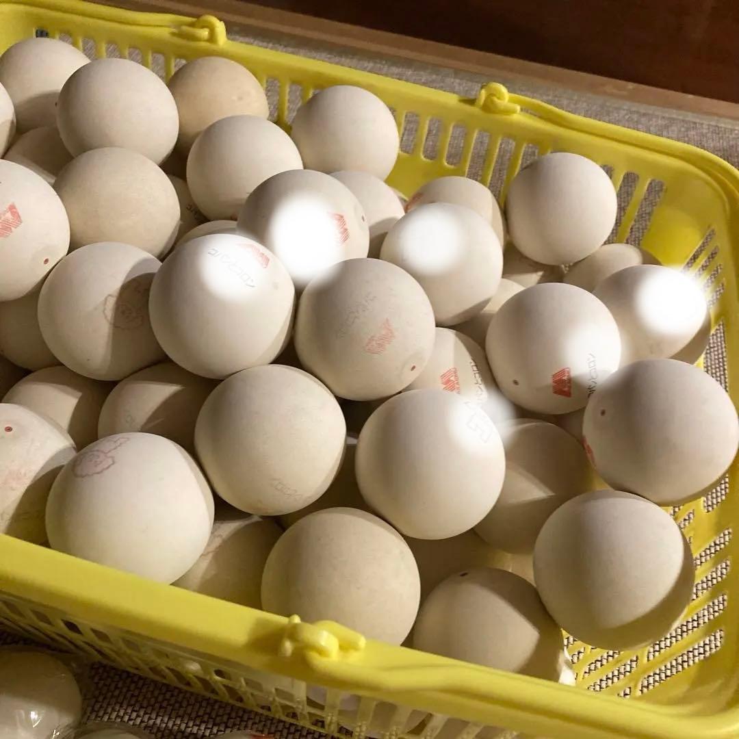 ソフトテニスボールアカエム中古120球と新球12球