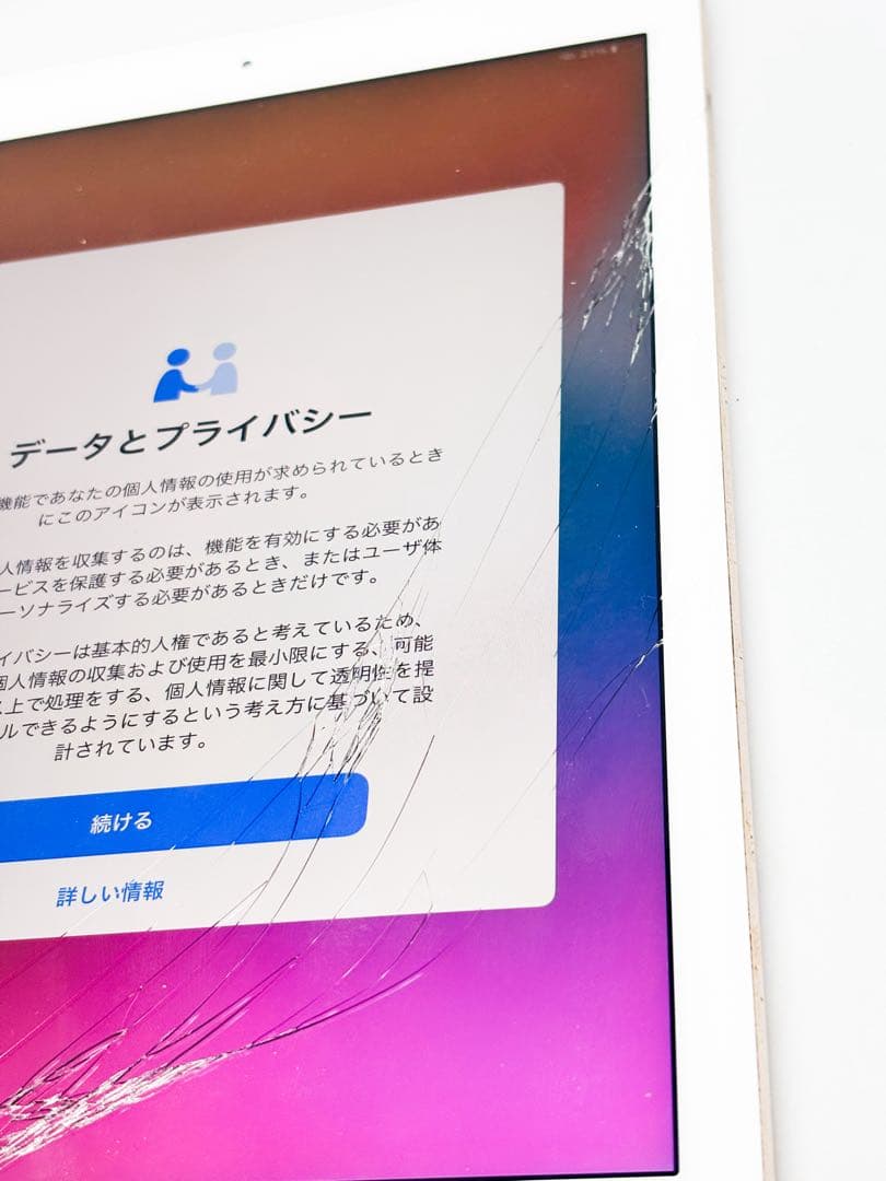 iPad Pro 9.7 32GB セルラーモデル 画面割れあり 修理前提／箱有