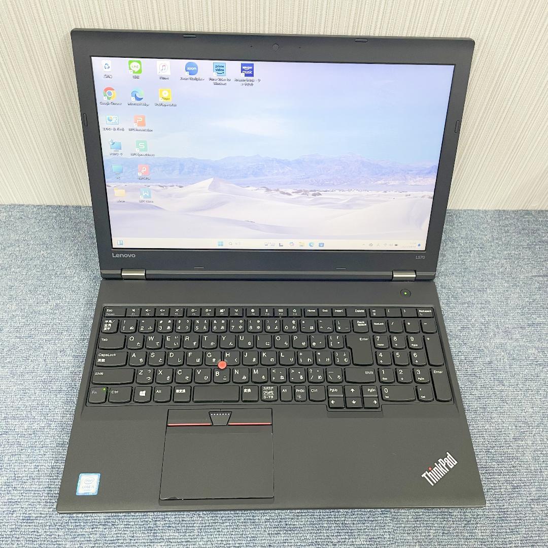 ThinkPadノートパソコン　Windows11オフィス付き　SSD256GB