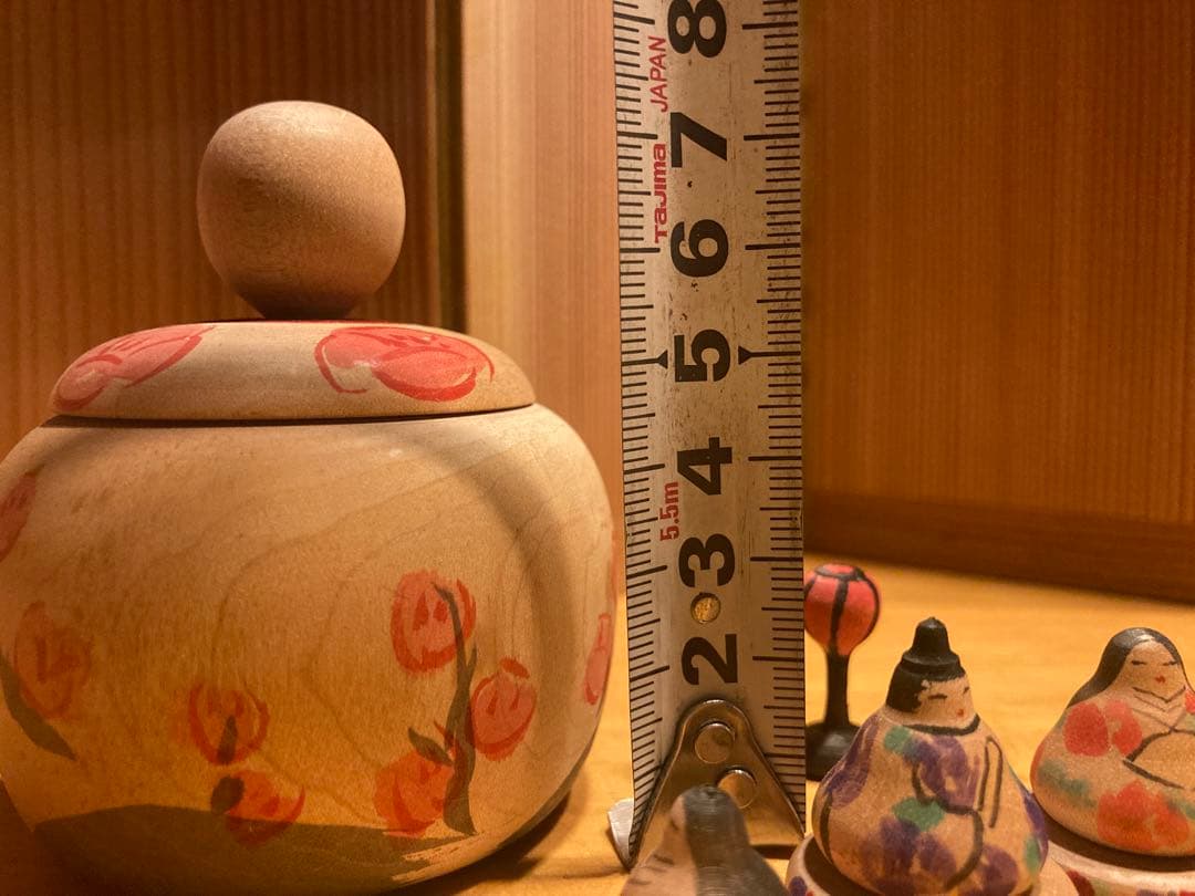 伝統こけし津軽系　今晃工人作　雛人形セット