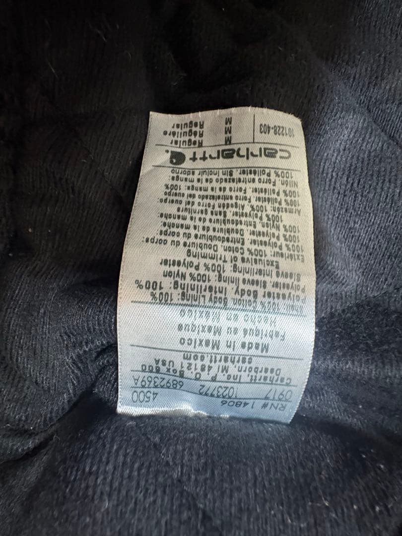 〖激レア〗Carhartt バンクストンシャケット ネイビー