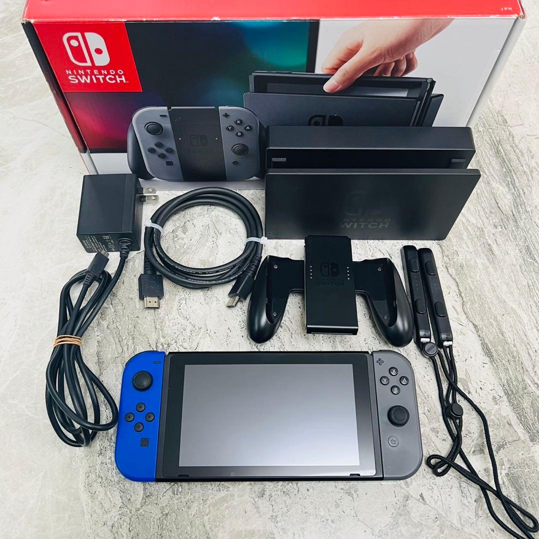 【動作確認済み】Nintendo Switch スイッチ 本体 箱あり完品