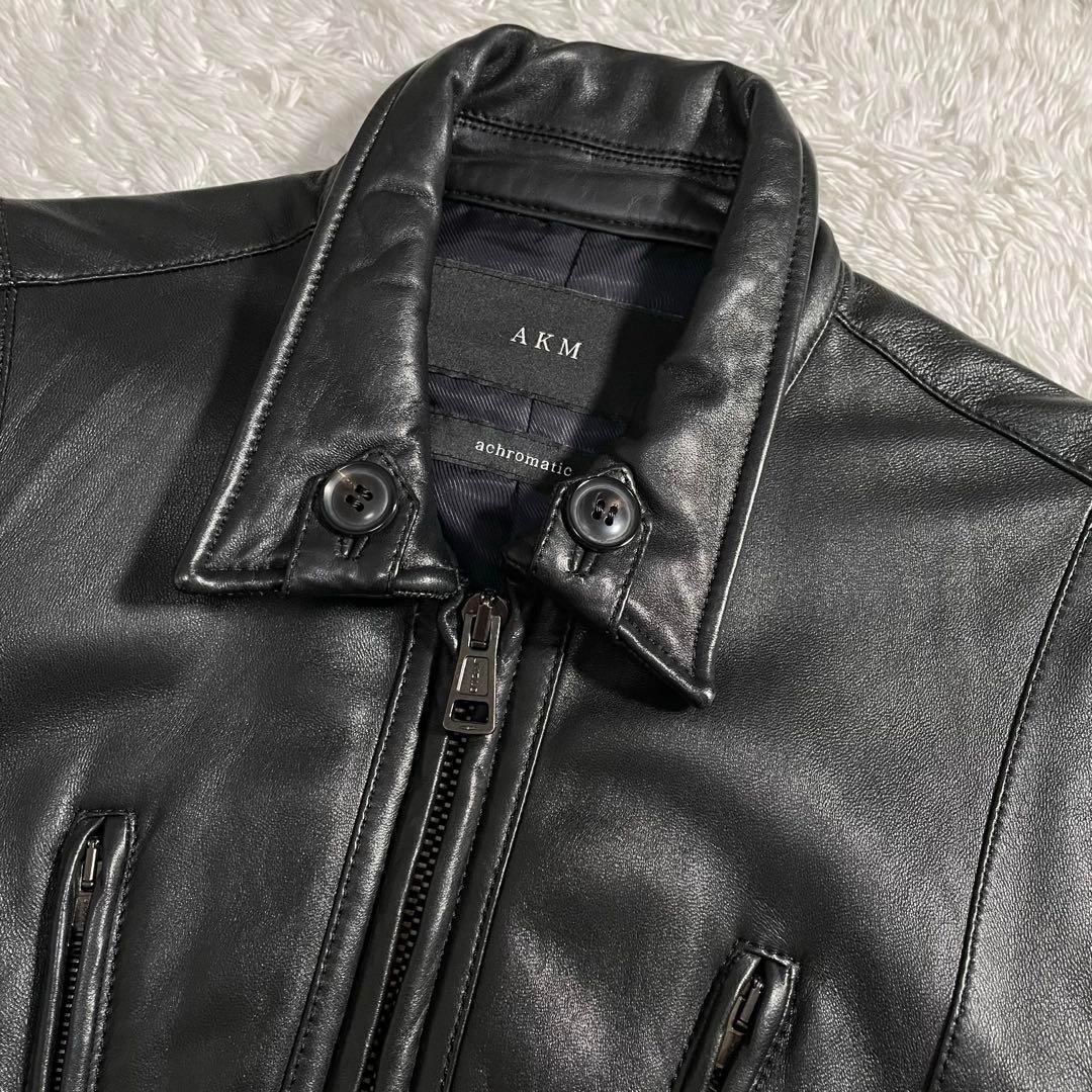 エーケイエム レザージャケット ラムレザー 直営店限定モデル