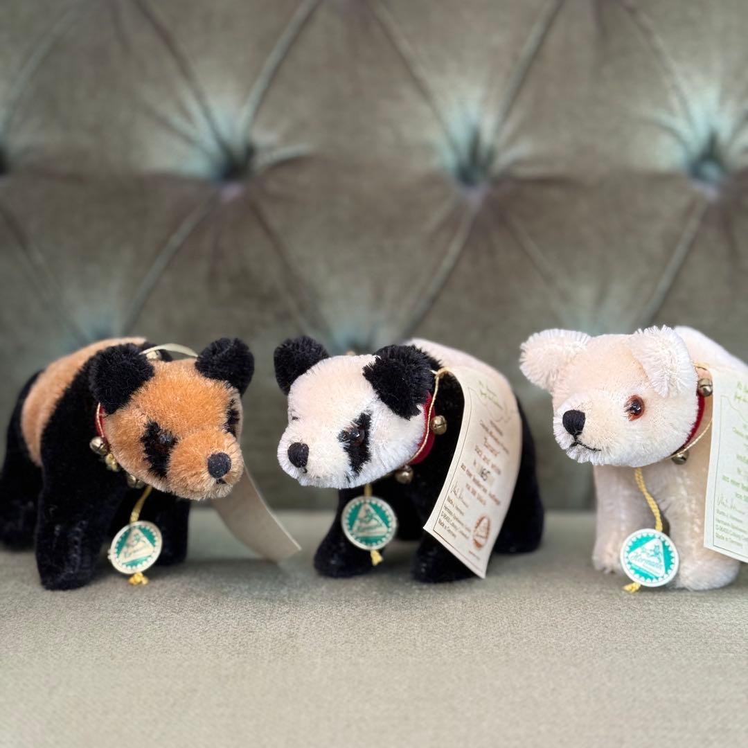 ハーマン　パンダ、ホッキョクグマ3匹セット