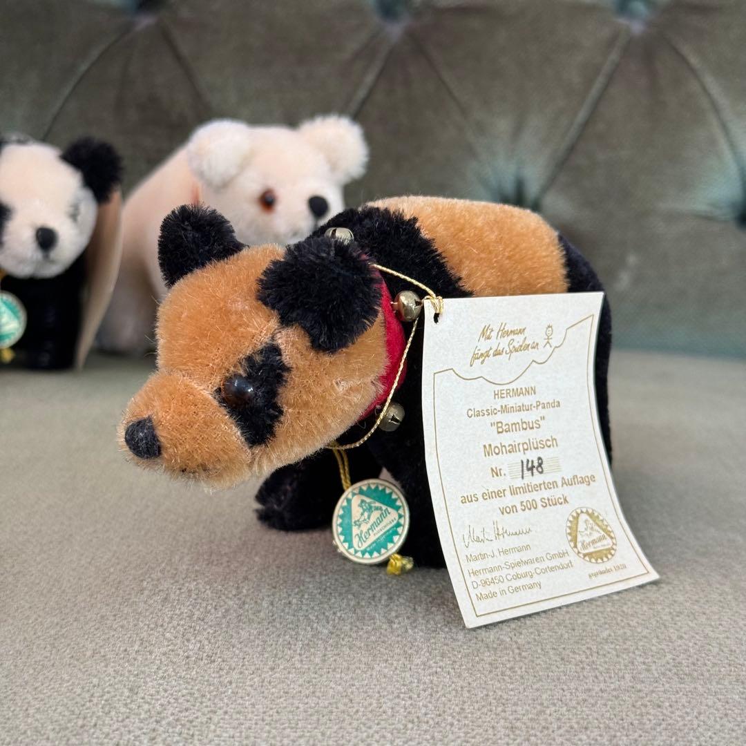 ハーマン　パンダ、ホッキョクグマ3匹セット